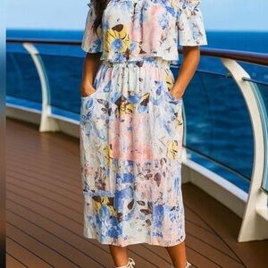 INC Floral Off-Shoulder Dress